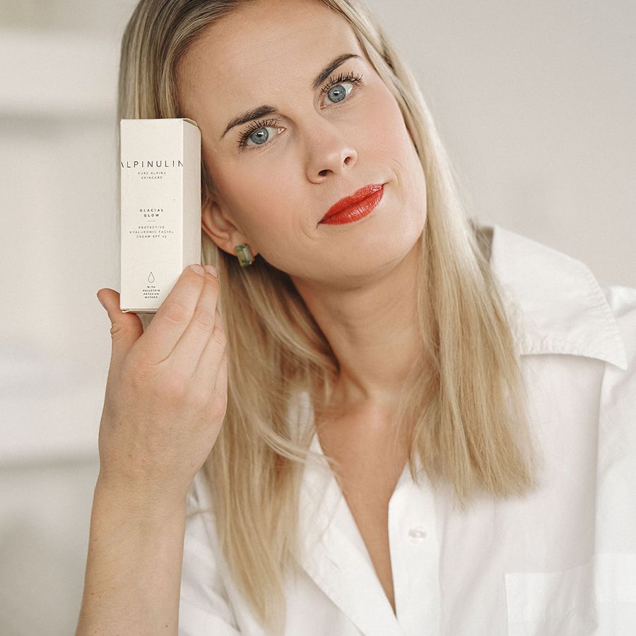Anwendung von Glacial Glow