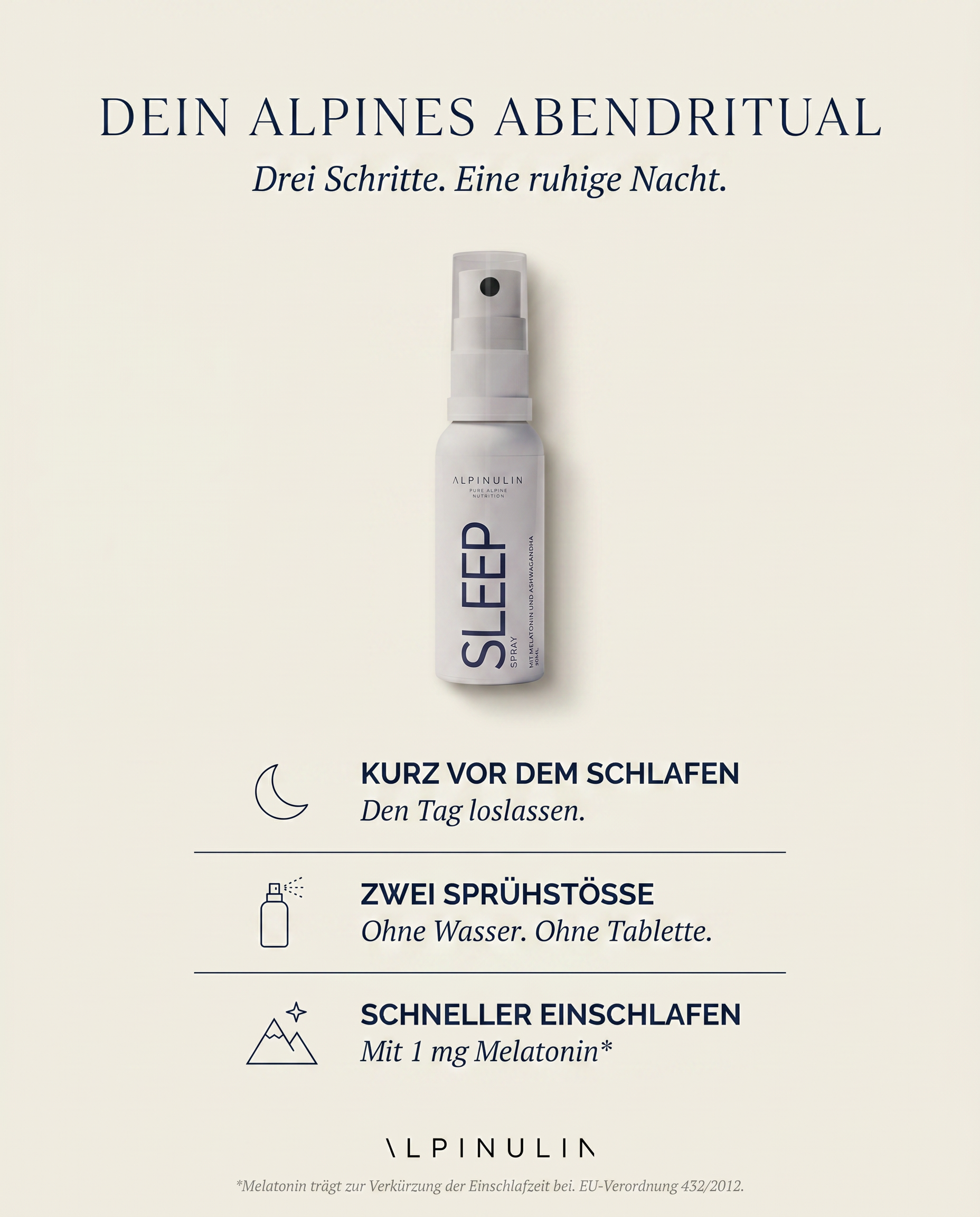 Sleep Spray <br> SCHLAF IST DIE ERSTE LONGEVITY-INVESTITION