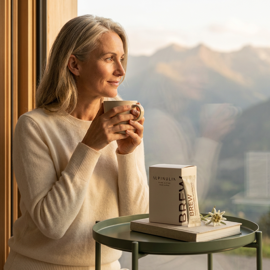 BREW Mushroom Morning — Sachet in Nahaufnahme