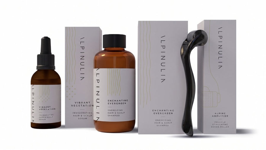 Haar-Set · Shampoo, Dermaroller & Haarserum