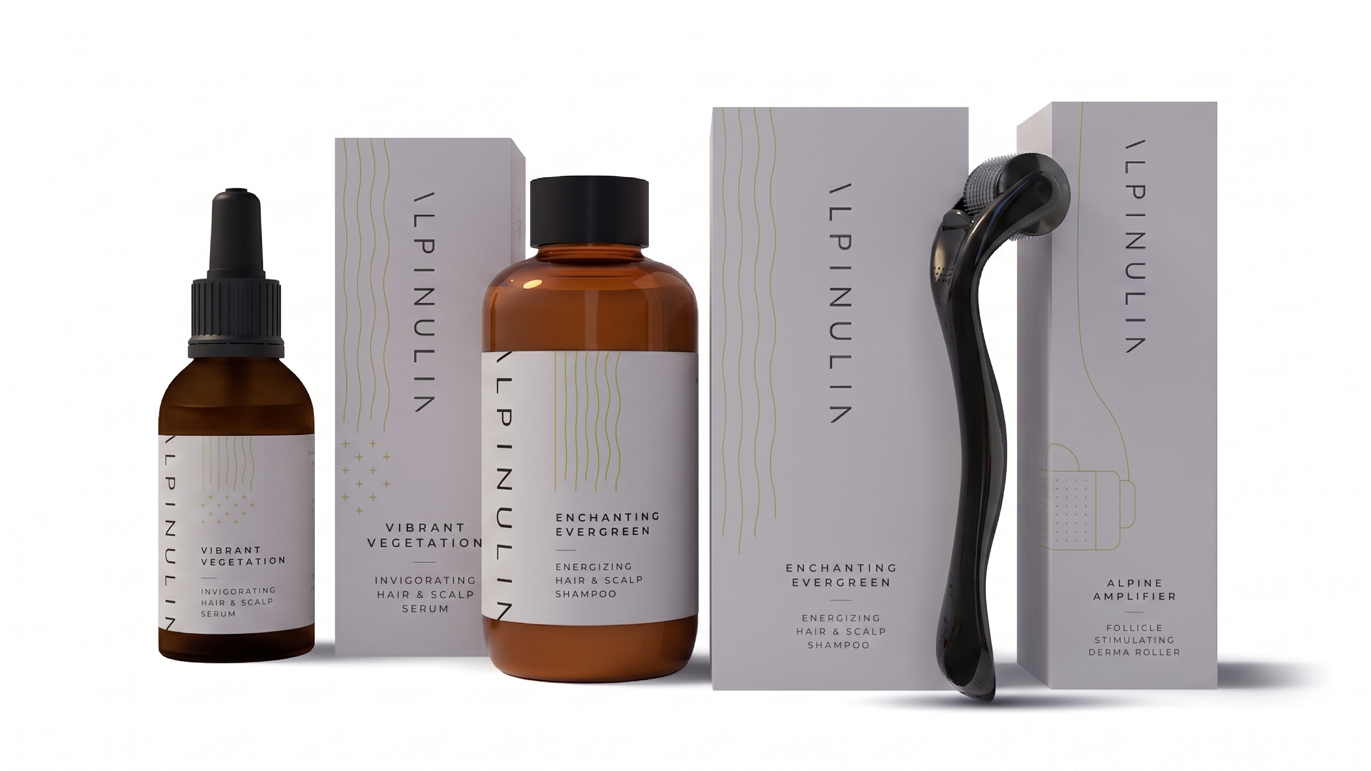 Alpine Hair Growth System — Shampoo · Dermaroller · Haarserum