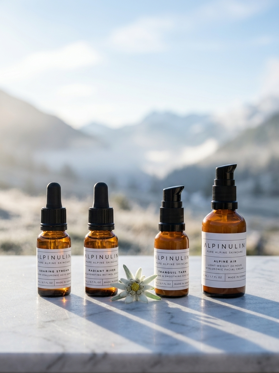 Alpine Longevity Luxury Set — Hyaluron · Retinol · Augencreme · 24h Pflege
