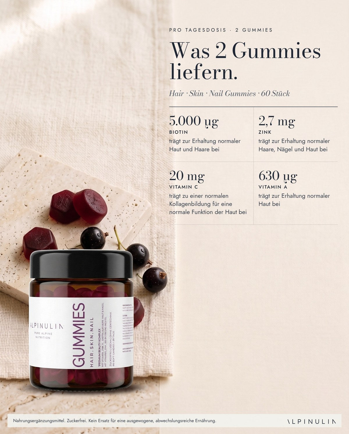 Hair · Skin · Nail Gummies